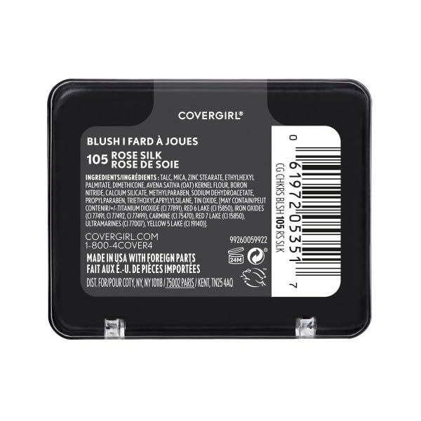 imageCOVERGIRL Cheekers Blush Soft blendable lightweight formula easy amp natural look 100 CrueltyFree105 Rose Silk