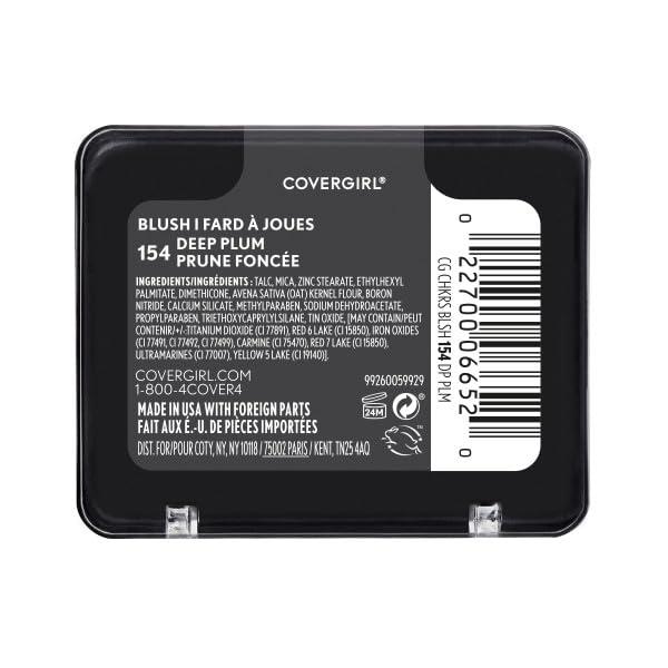 imageCOVERGIRL Cheekers Blush Soft blendable lightweight formula easy amp natural look 100 CrueltyFree154 Deep Plum