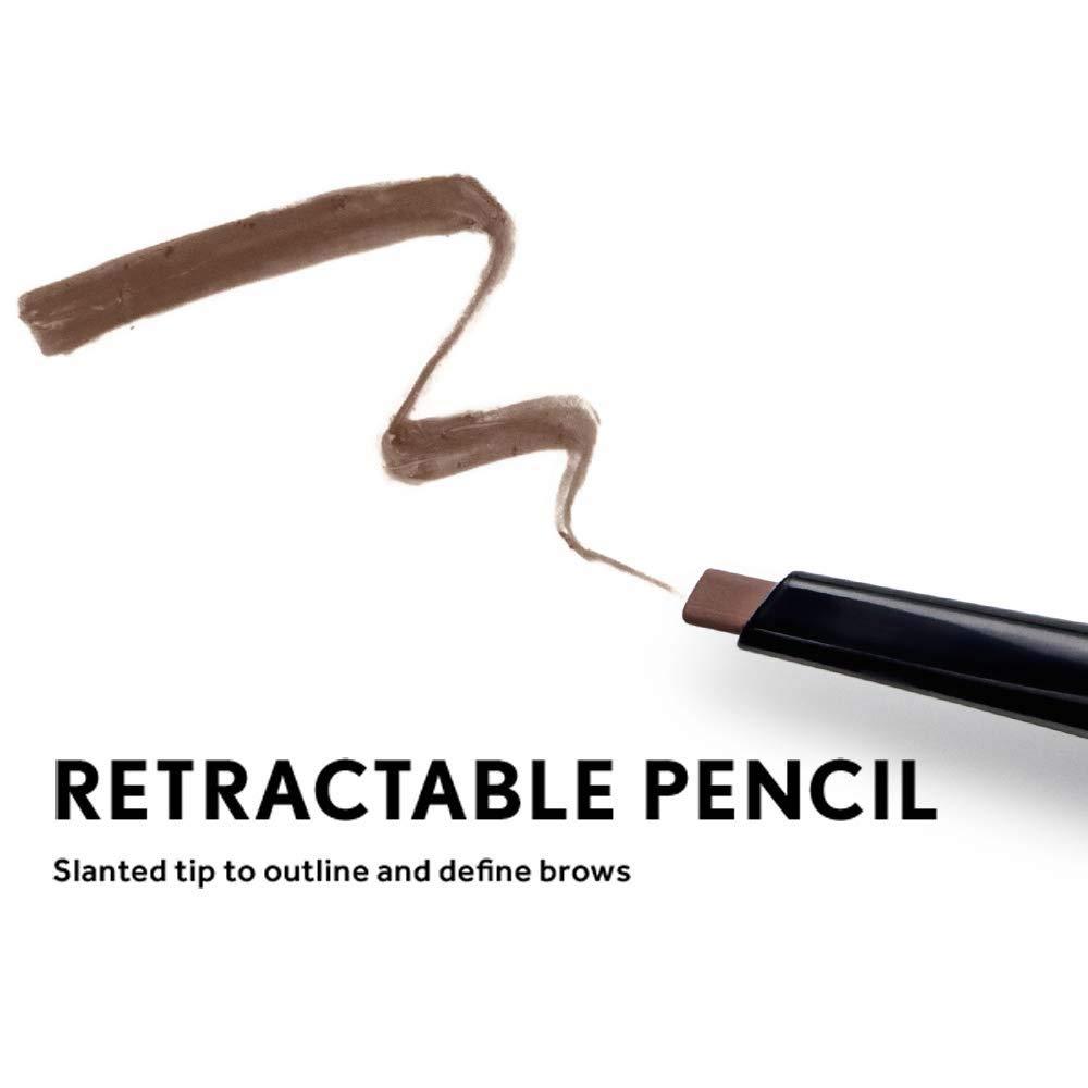 imageCOVERGIRL Easy Breezy Brow Draw amp Fill easy shaping amp defining your brows retractable pencil sets in place 100 CrueltyFree200 Honey Brown