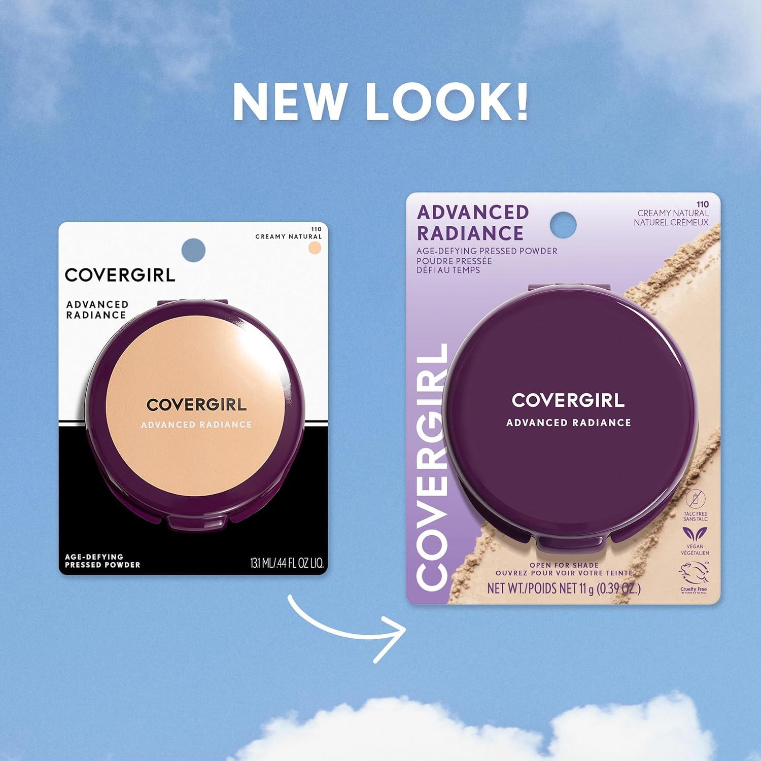 imageCOVERGIRL Advanced Radiance AgeDefying Pressed Powder Creamy Natural 39 oz110 Creamy Natural