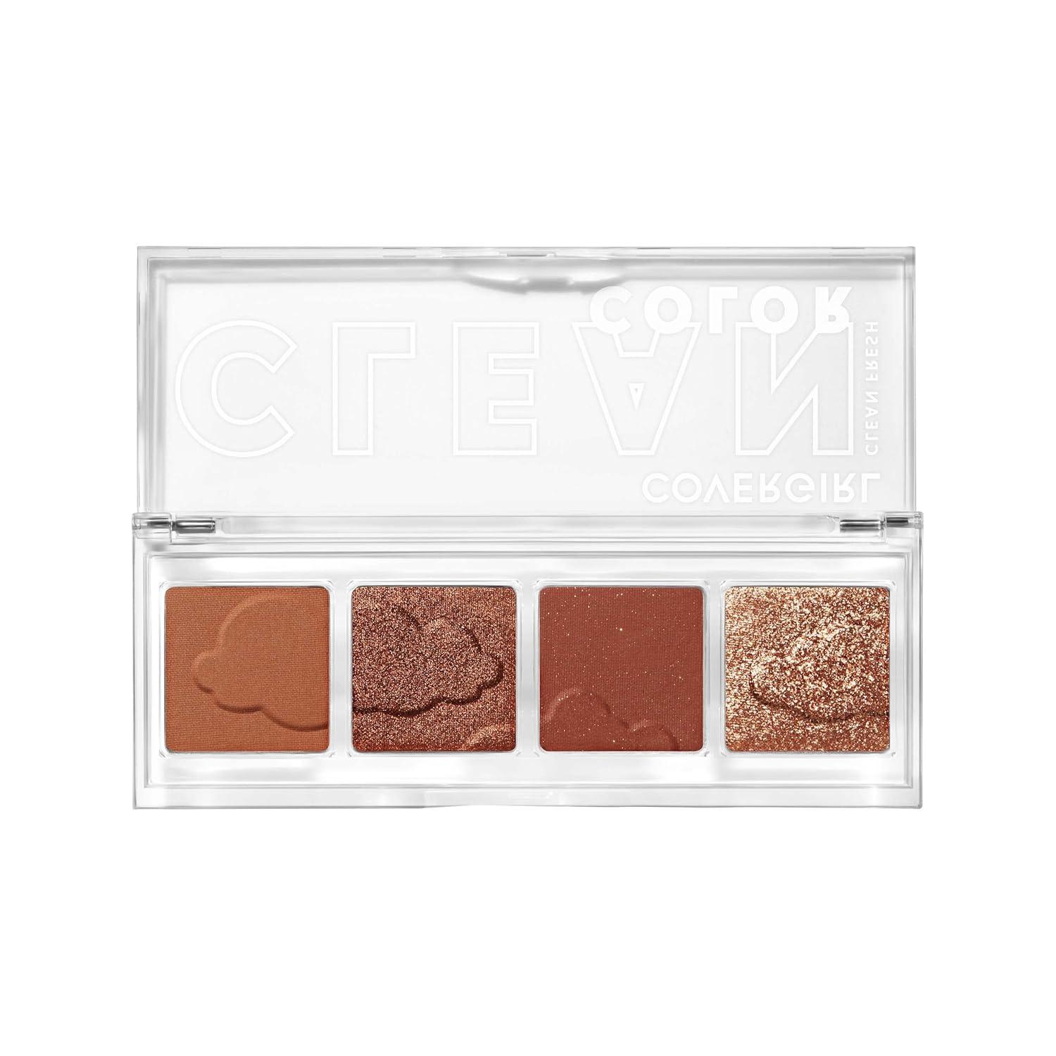imageCOVERGIRL Clean Fresh Clean Color Eyeshadow Palette Shimmer Finish Vegan Formula Spiced Copper 4g 014 oz252 Spiced Copper