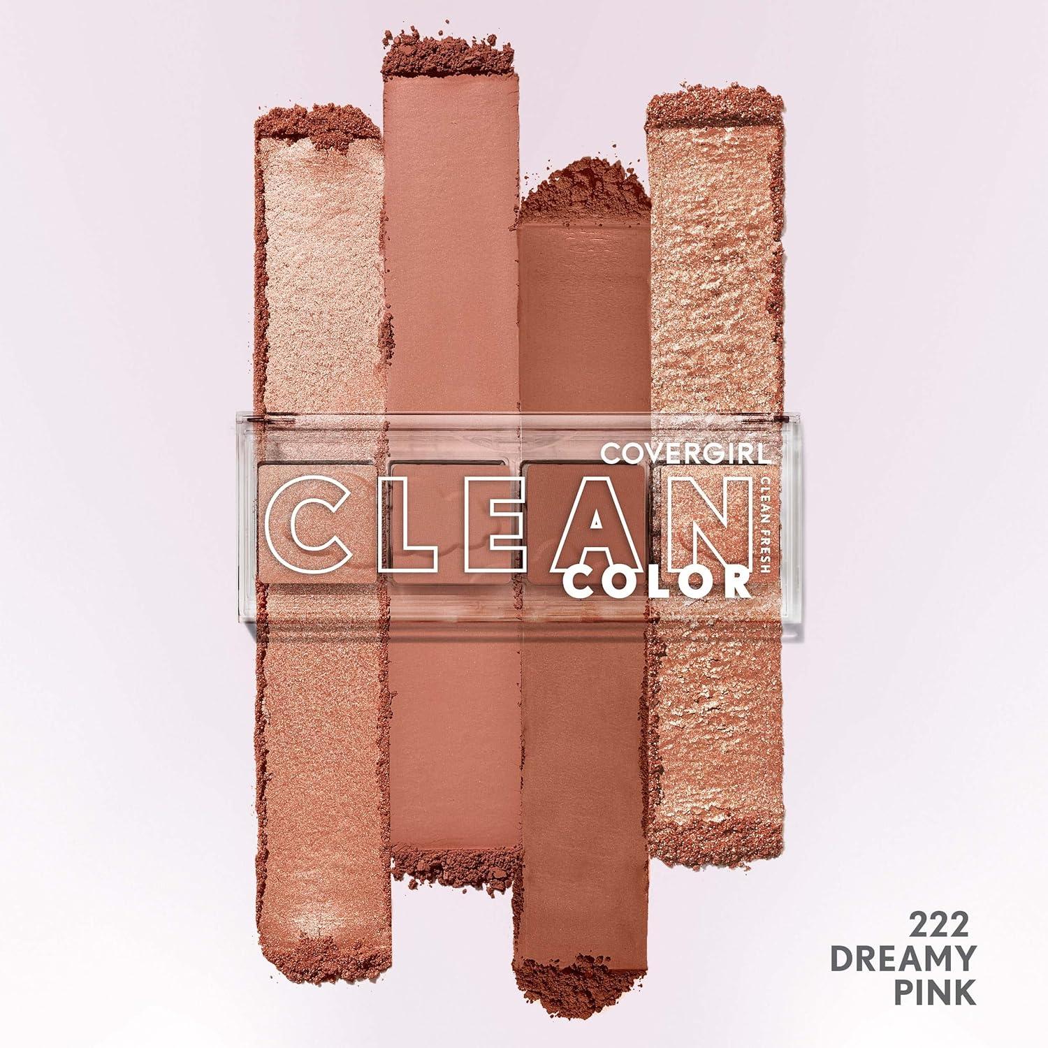 imageCOVERGIRL Clean Fresh Color Clean Eyeshadow Dreamy Pink222 Dreamy Pink