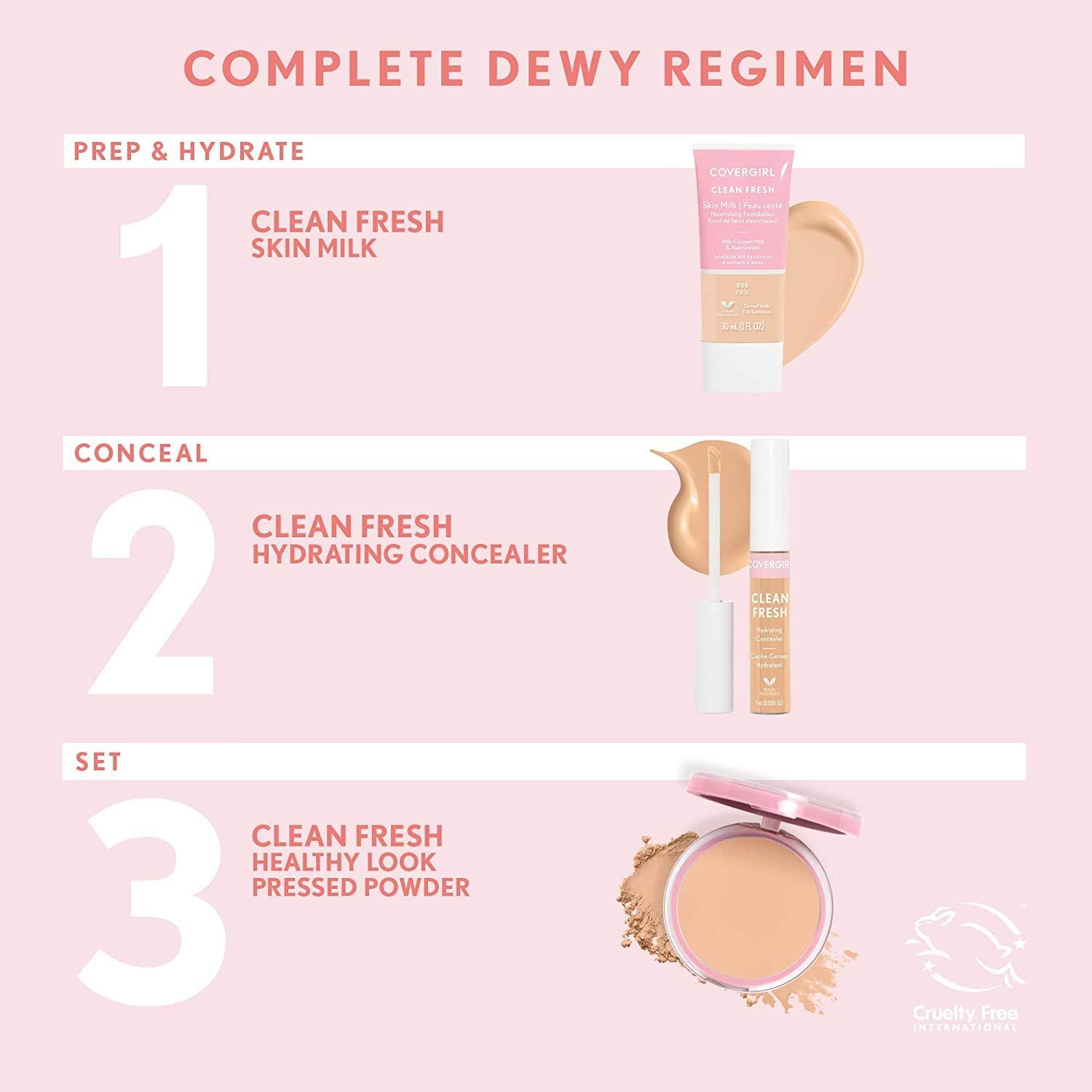 imageCOVERGIRL Clean Fresh Pressed Powder Fair 035 Oz
