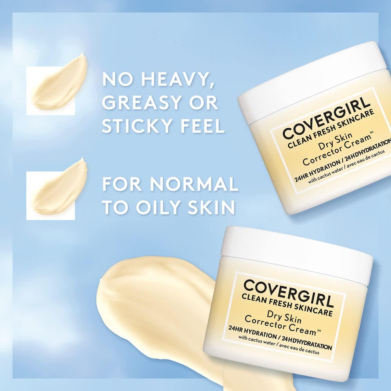 imageCOVERGIRL Clean Fresh Skincare Dry Skin Corrector Cream 20 Oz2 Ounce Pack of 1