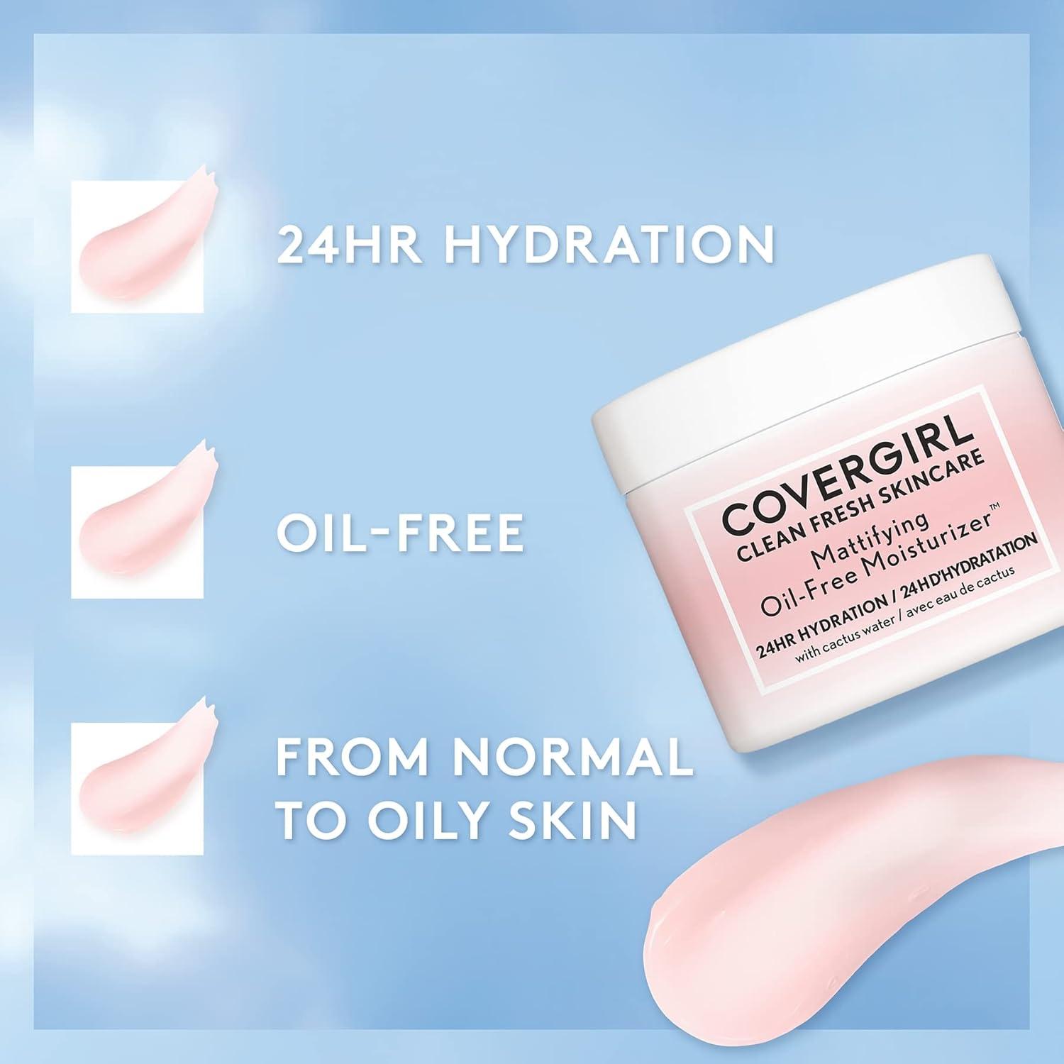 imageCOVERGIRL Clean Fresh Skincare Mattifying OilFree Moisturizer 20 OzMattifying OilFree Moisturizer