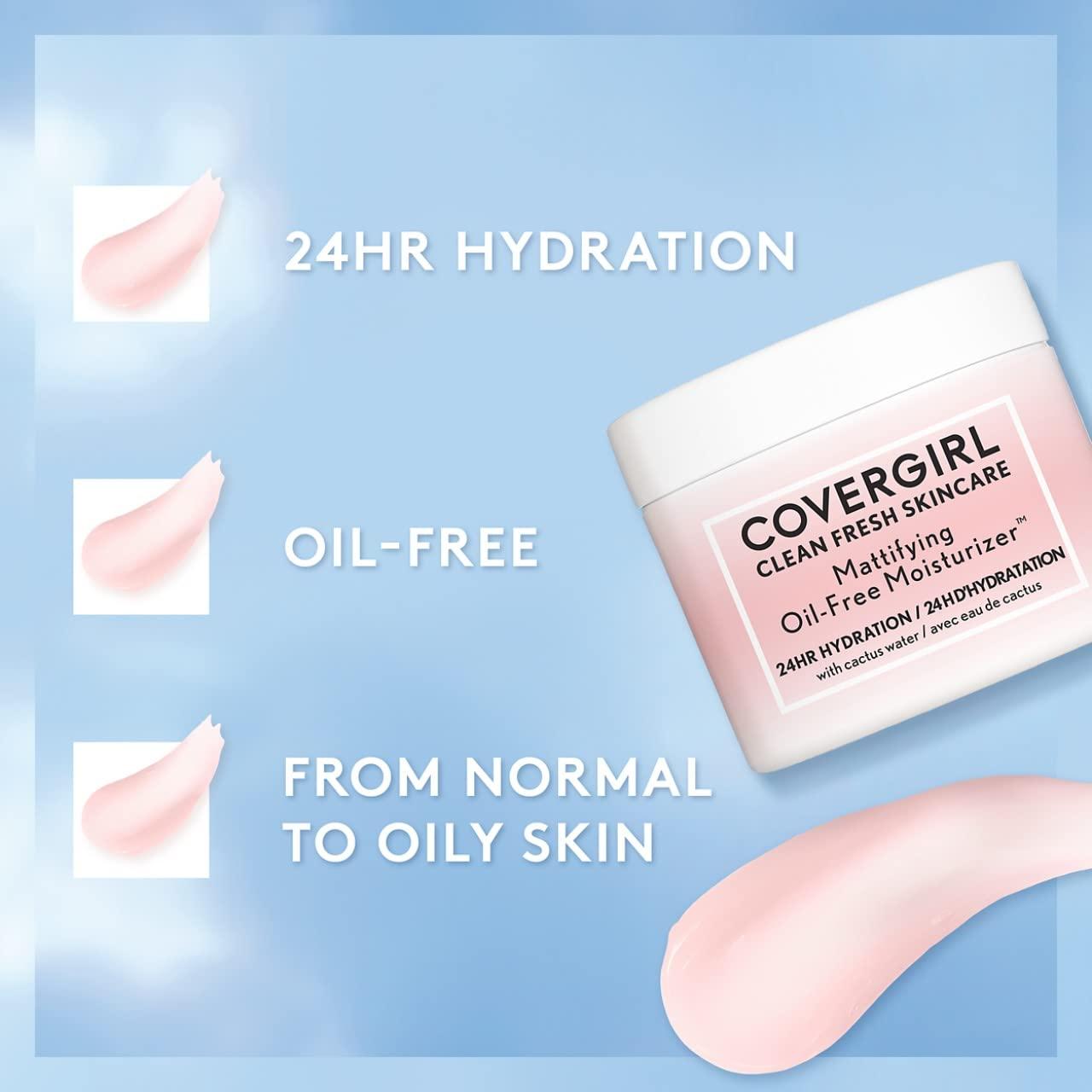 imageCOVERGIRL Clean Fresh Skincare Mattifying OilFree Moisturizer 20 OzMattifying OilFree Moisturizer