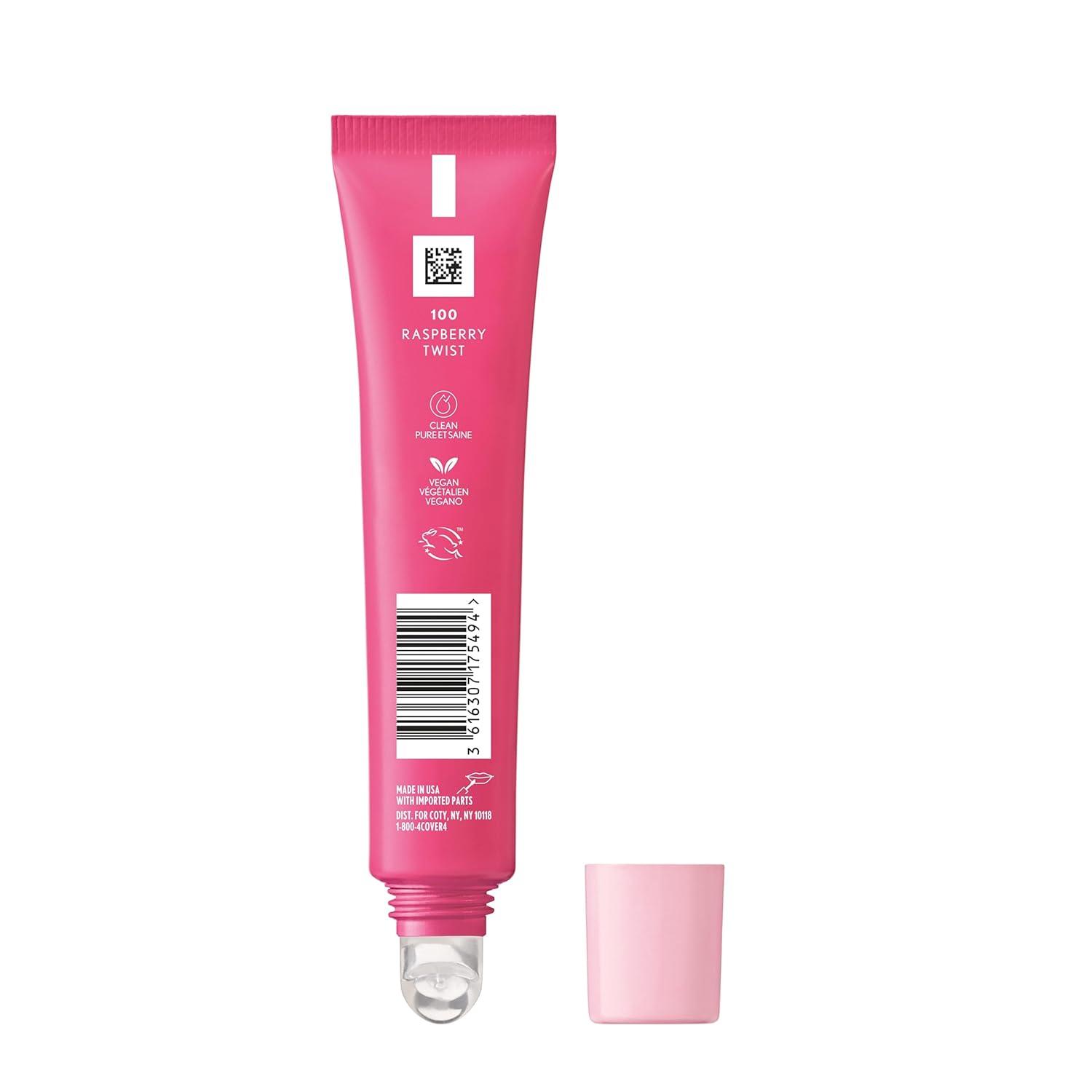 imageCOVERGIRL Clean Fresh Squishy Glaze Lip Butter Balm Flavored NonSticky with Vitamin E amp Shea Butter 120 Cotton Candy Grapes Sheer Mint100 Raspberry Twist Sheer Fuchsia
