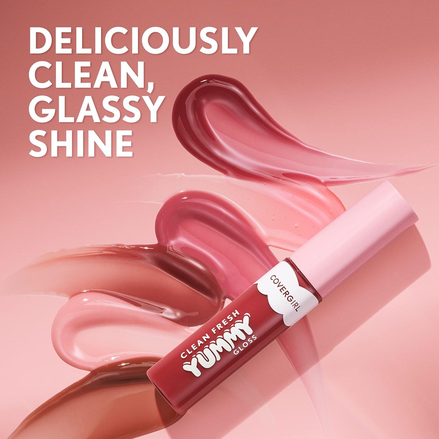 imageCOVERGIRL Clean Fresh Yummy Gloss Daylight Collection Hydrating Glossy Shine Vegan Formula Twilight Beam 30 033oz30 Twilight Beam