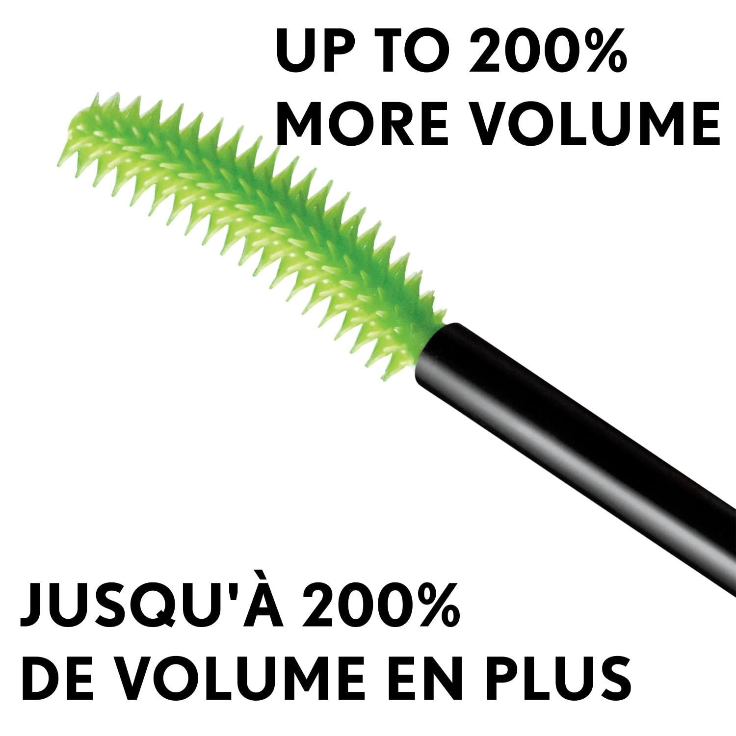 imageCOVERGIRL Clump Crusher Mascara 20X More Volume Double Sided Brush LongLasting Wear 800 Very Black Pack of 1Twin Pack 800 Very Black Black Onyx