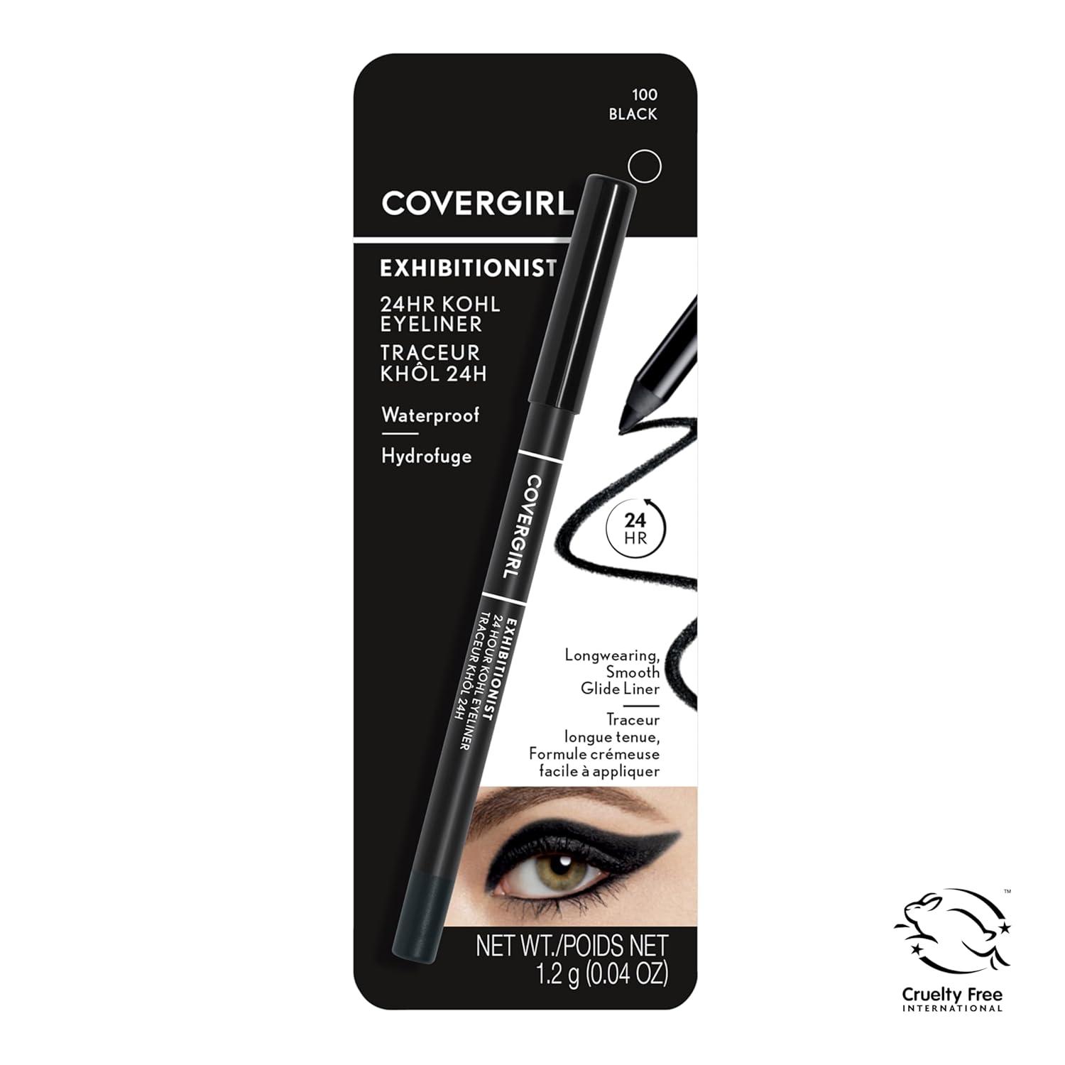 imageCOVERGIRL Exhibitionist 24Hour Kohl Eyeliner Rich Brown 004 Ounce Pack of 1BLACK