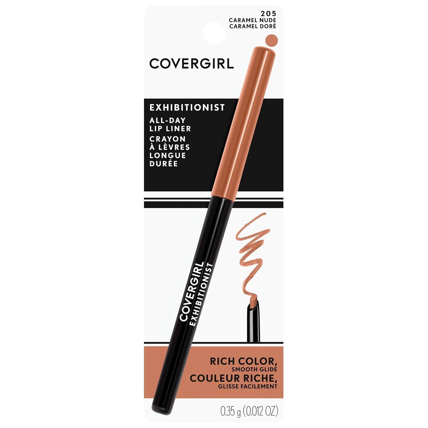 imageCOVERGIRL Exhibitionist Lip Liner Caramel Nude 205 0012 OunceCaramel Nude 205
