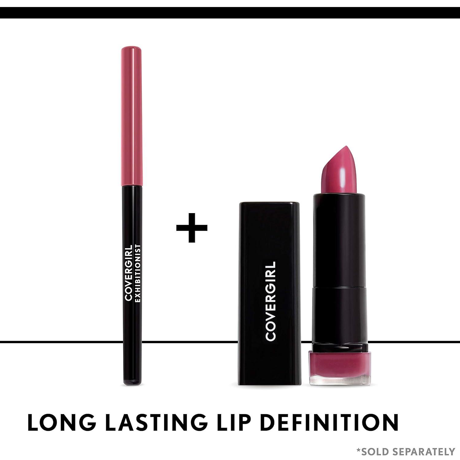 imageCOVERGIRL Exhibitionist Lipstick Cream Sweetheart Blush 390 Lipstick Tube 012 OZ Pack of 1Caramel Kiss