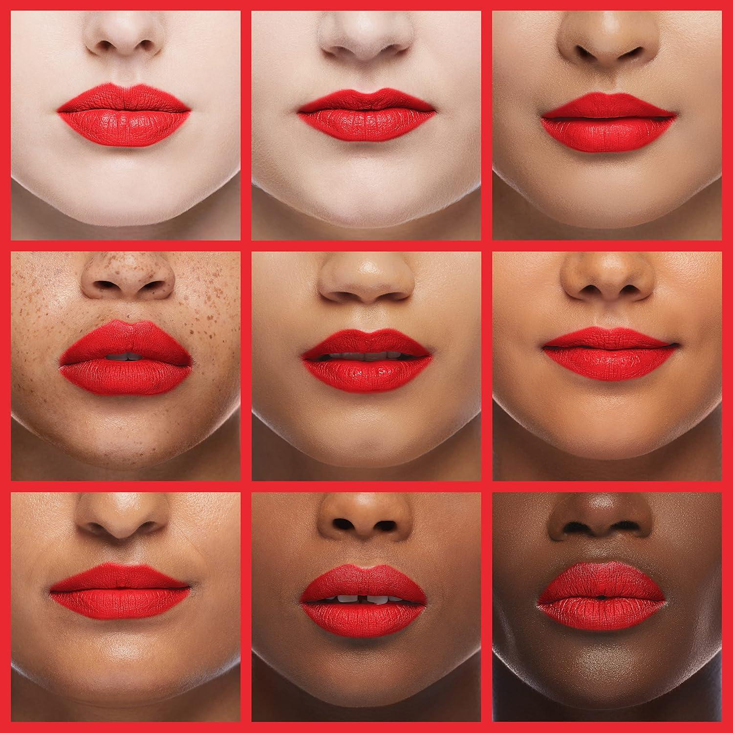 imageCOVERGIRL Exhibitionist Lipstick Cream Sweetheart Blush 390 Lipstick Tube 012 OZ Pack of 1Lit a Fire