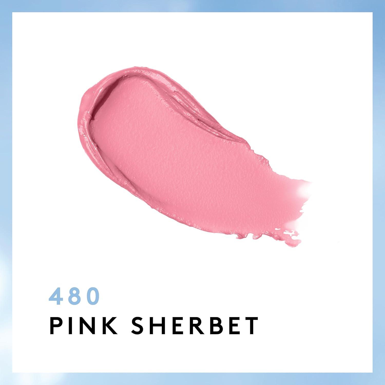 imageCOVERGIRL Exhibitionist Lipstick Cream Sweetheart Blush 390 Lipstick Tube 012 OZ Pack of 1Pink Sherbet