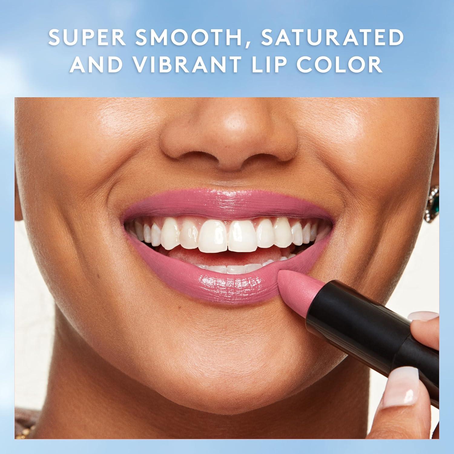 imageCOVERGIRL Exhibitionist Lipstick Cream Sweetheart Blush 390 Lipstick Tube 012 OZ Pack of 1Pink Sherbet