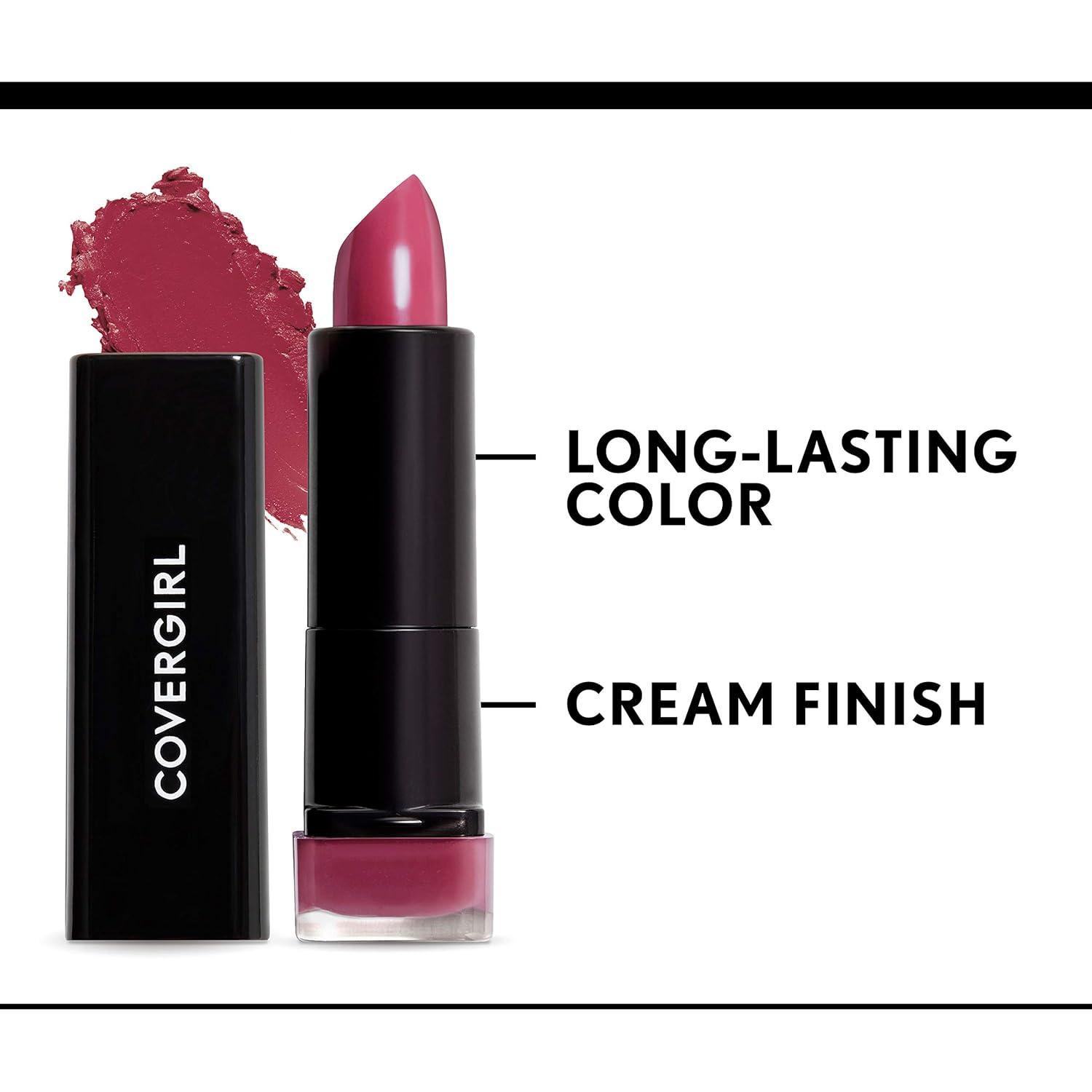 imageCOVERGIRL Exhibitionist Lipstick Cream Sweetheart Blush 390 Lipstick Tube 012 OZ Pack of 1Sweetheart Blush