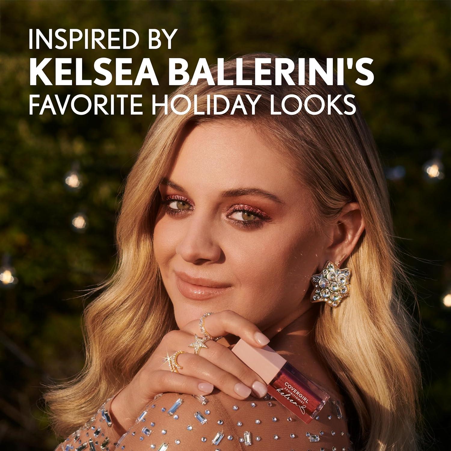imageCOVERGIRL Exhibitionist by Kelsea Ballerini Liquid Glitter Eyeshadow Highly Pigmented Glittery Finish LongWearing Glitter Up 1 013ozNashville Dream