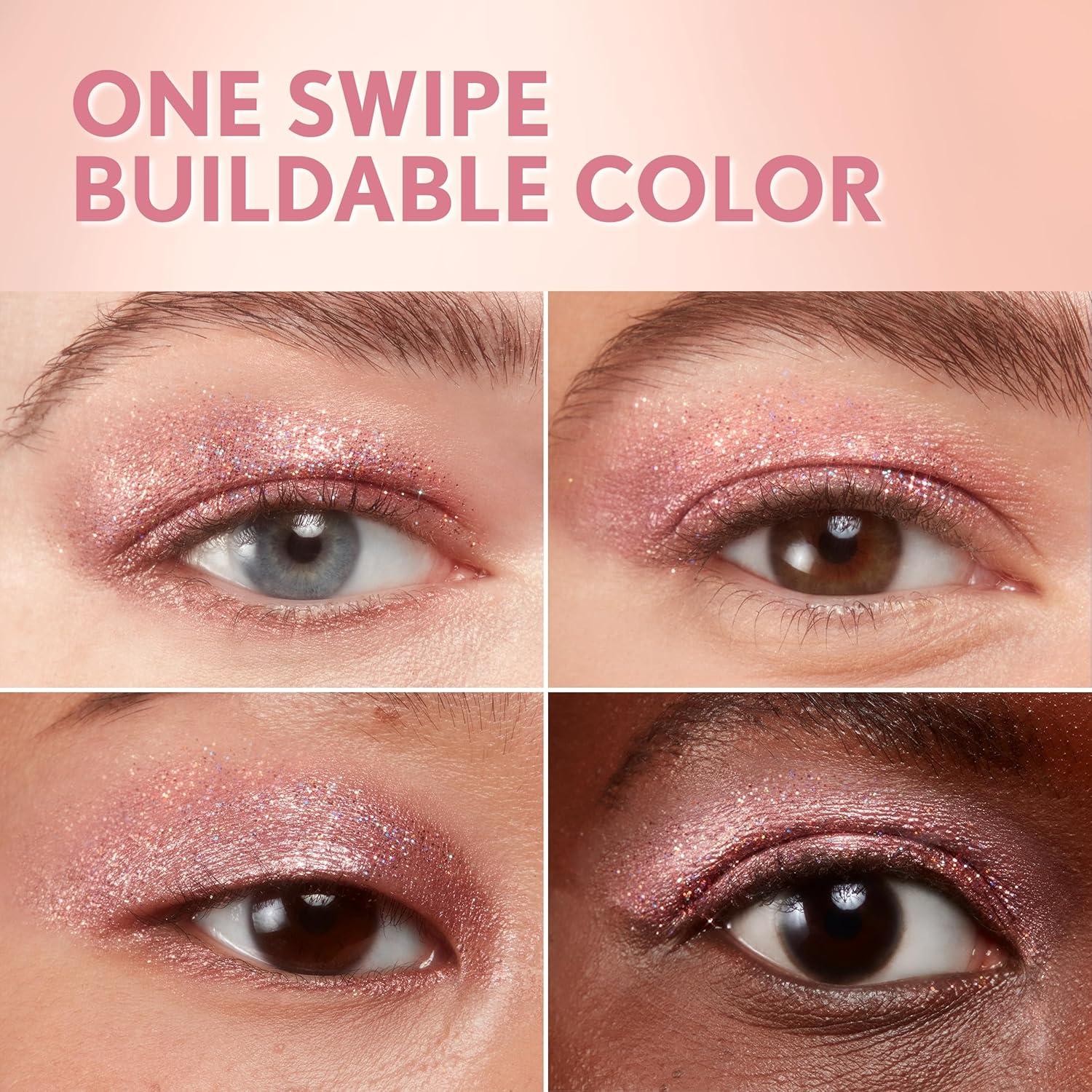 imageCOVERGIRL Exhibitionist by Kelsea Ballerini Liquid Glitter Eyeshadow Highly Pigmented Glittery Finish LongWearing Glitter Up 1 013ozNashville Dream