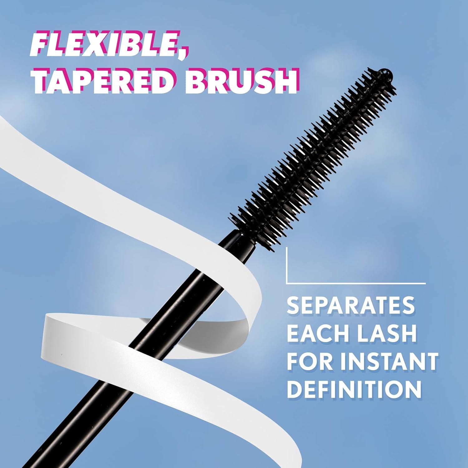 imageCOVERGIRL Eye Enhancer Wrap Tubing Mascara 30Hour Wear Visible Length Tapered Wand Effortless Removal Vegan Formula 800 Max Motion Black Intense Black810 Espresso Energy Brown