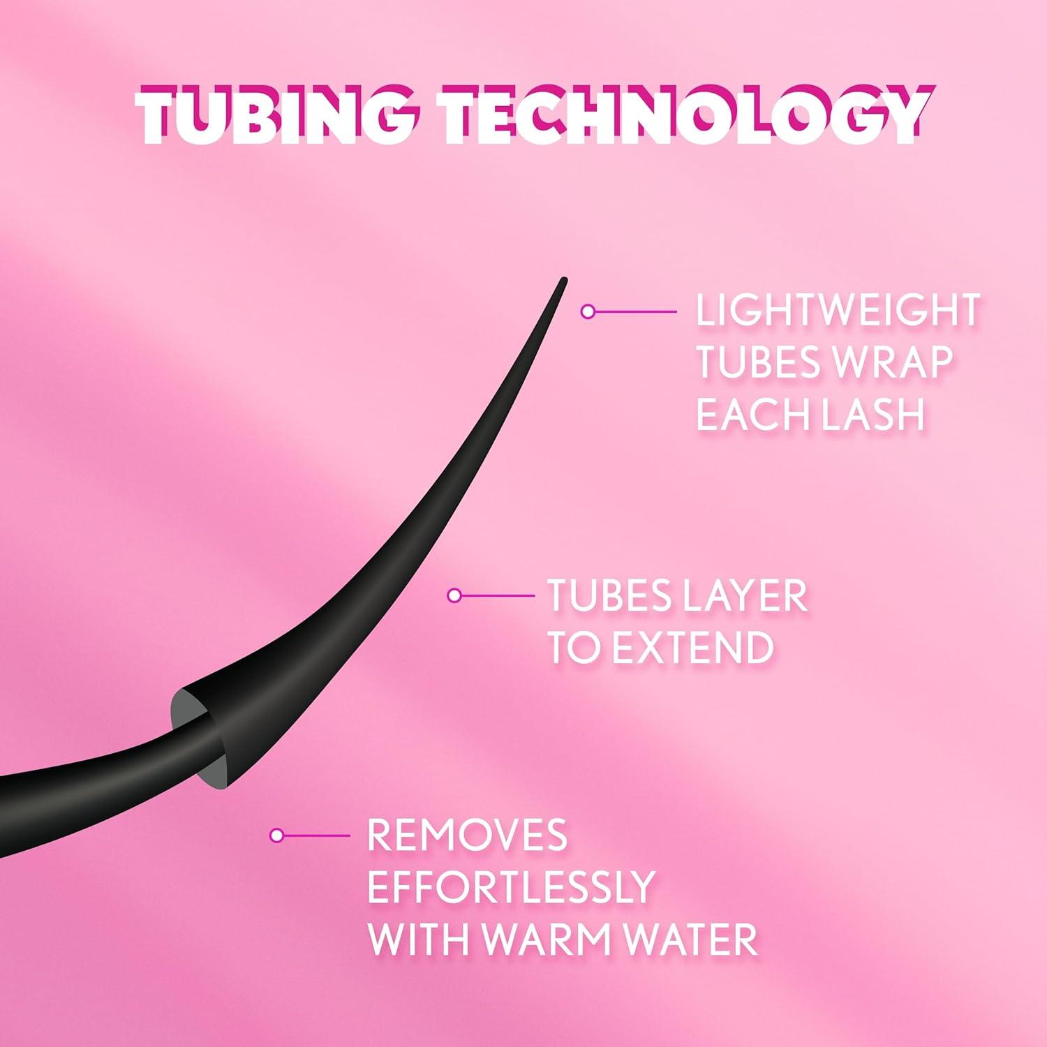 imageCOVERGIRL Eye Enhancer Wrap Tubing Mascara 30Hour Wear Visible Length Tapered Wand Effortless Removal Vegan Formula 800 Max Motion Black Intense Black810 Espresso Energy Brown