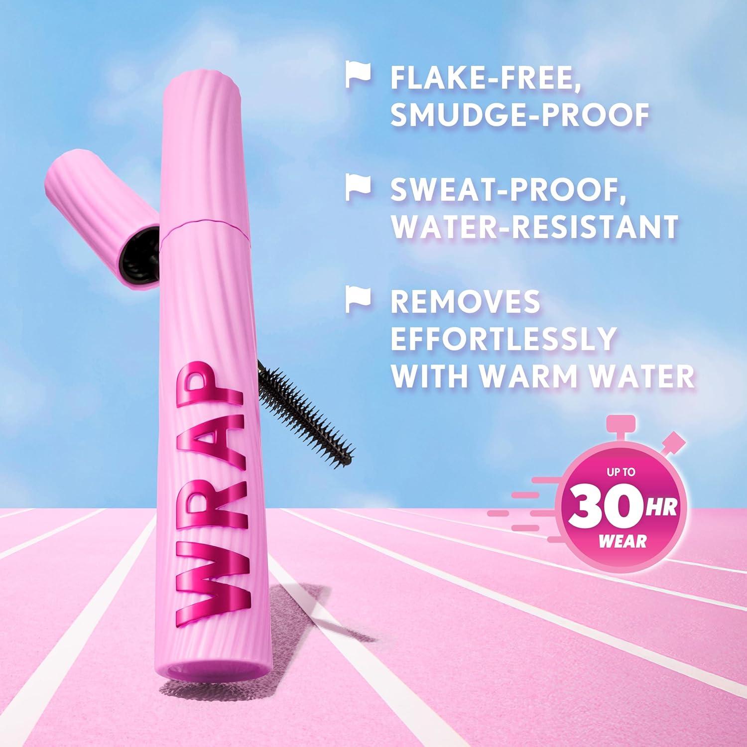 imageCOVERGIRL Eye Enhancer Wrap Tubing Mascara 30Hour Wear Visible Length Tapered Wand Effortless Removal Vegan Formula 800 Max Motion Black Intense Black810 Espresso Energy Brown