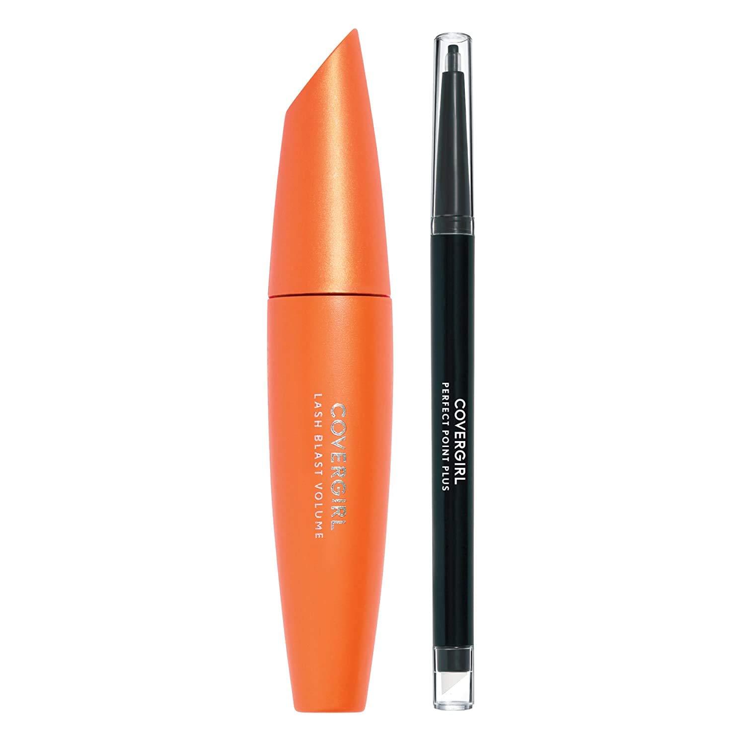 imageCOVERGIRL LashBlast Volume Mascara and Perfect Point Plus Eyeliner Very BlackBlack Onyx Combo 1 Packaging May Vary