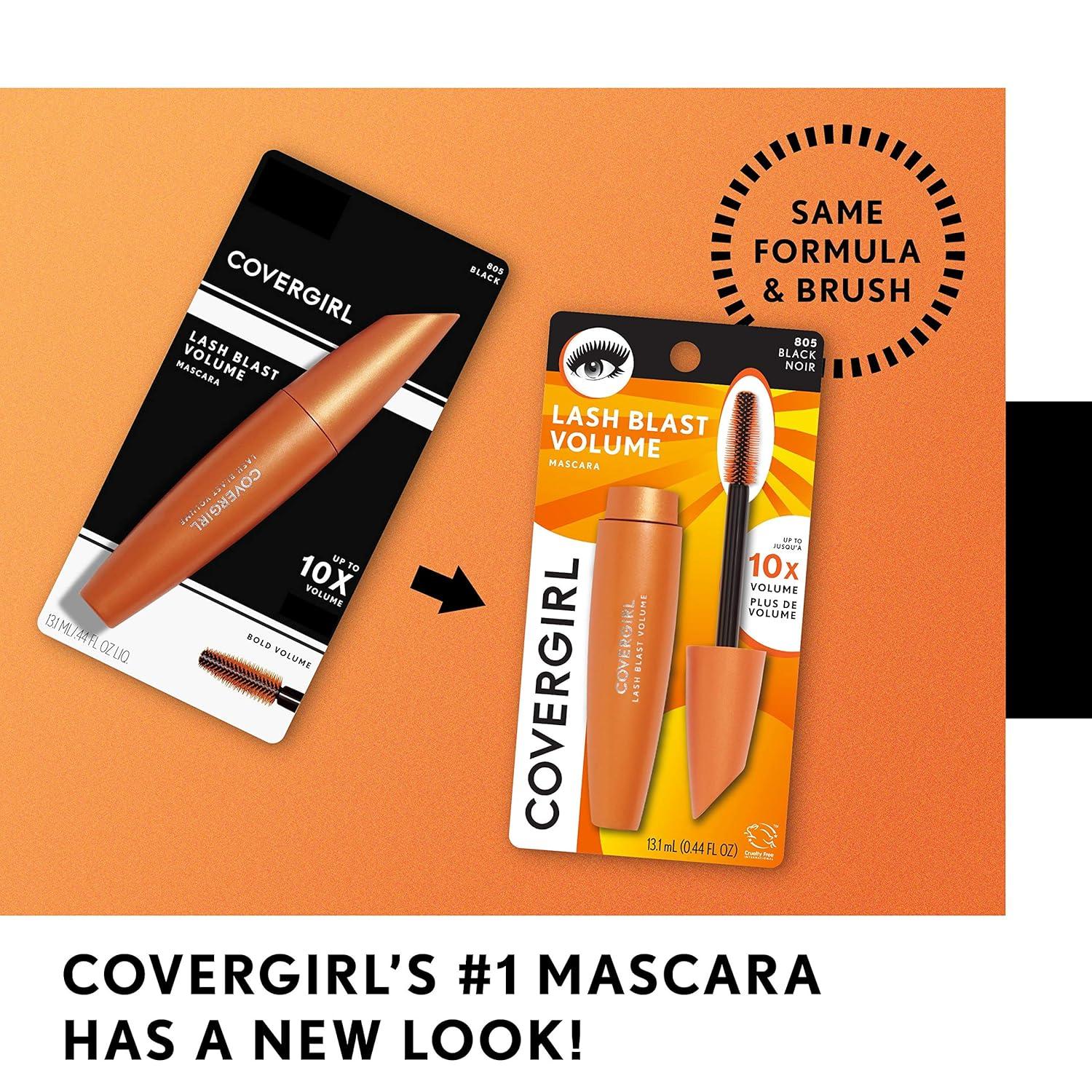 imageCOVERGIRL LashBlast Volume Mascara and Perfect Point Plus Eyeliner Very BlackBlack Onyx Combo 1 Packaging May Vary