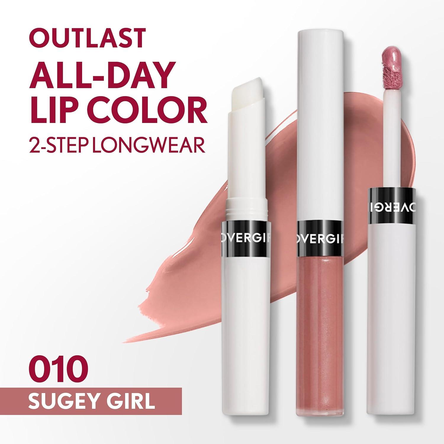 imageCOVERGIRL Outlast AllDay Lip Color With Topcoat 005 AllStar010 Sugey Girl