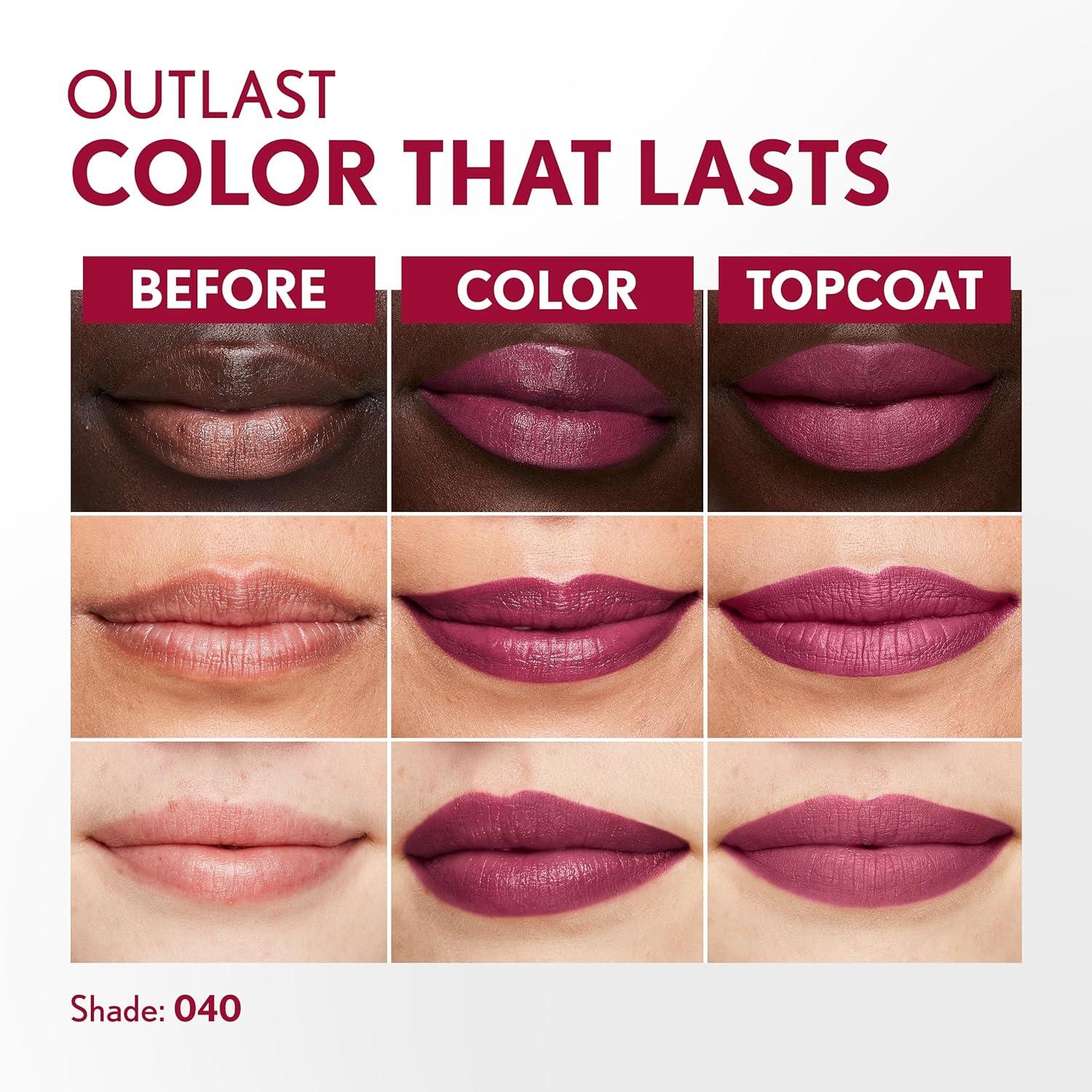 imageCOVERGIRL Outlast AllDay Lip Color With Topcoat 005 AllStar040 Jazzberry