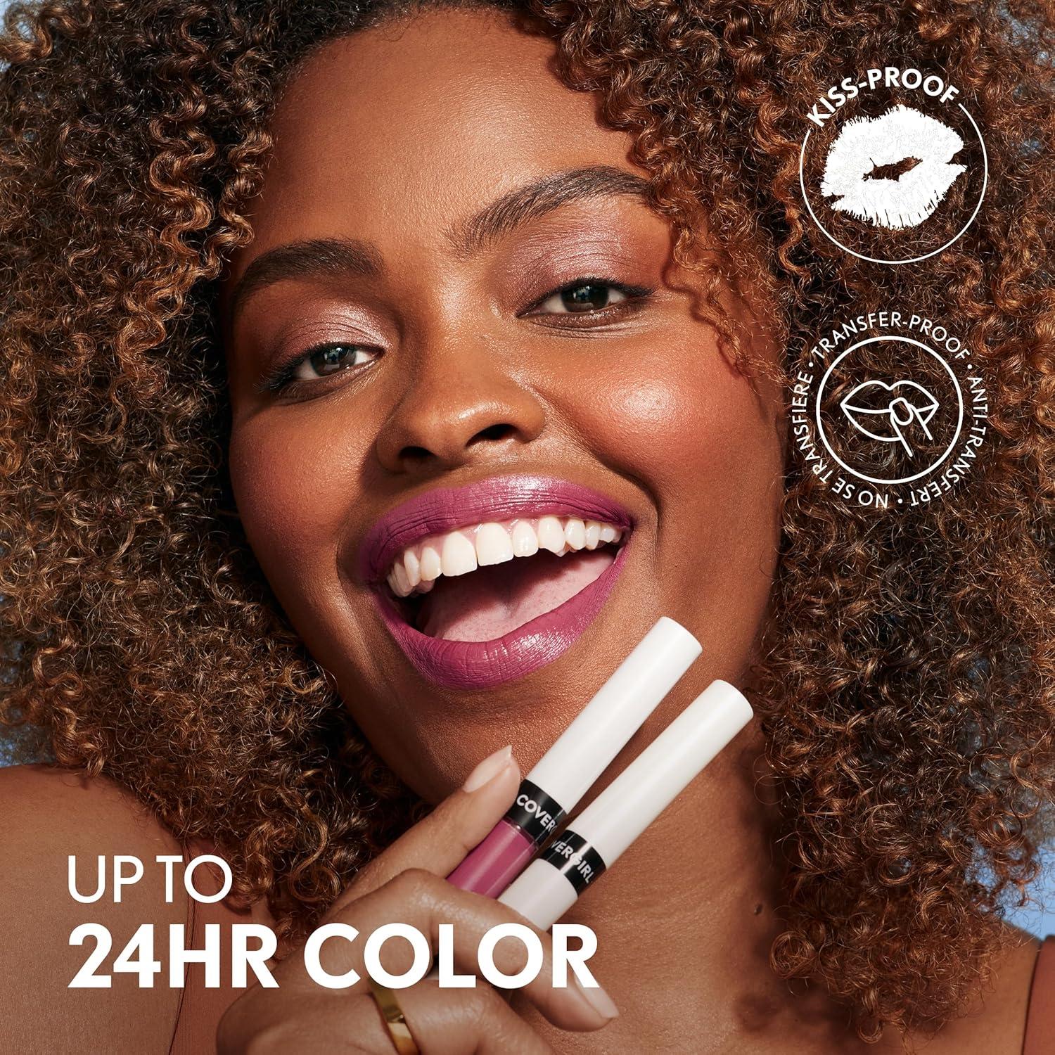 imageCOVERGIRL Outlast AllDay Lip Color With Topcoat 005 AllStar040 Jazzberry
