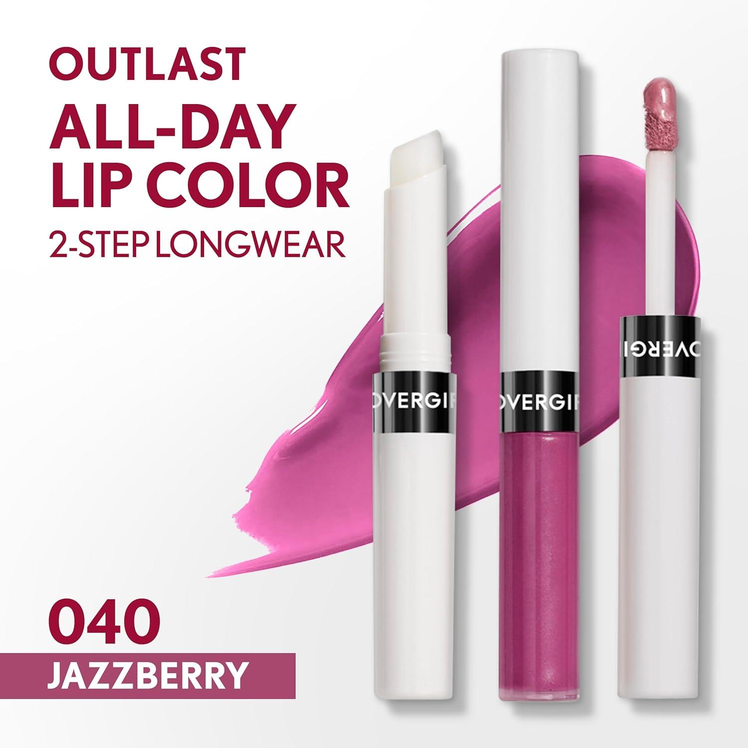 imageCOVERGIRL Outlast AllDay Lip Color With Topcoat 005 AllStar040 Jazzberry