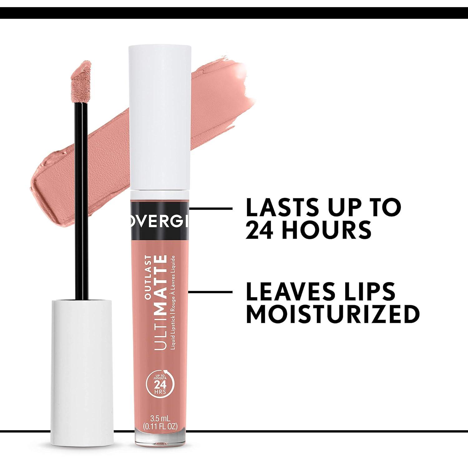 imageCOVERGIRL Outlast Ultimatte One Step Liquid Lip Color Very Sancerre Very Sancerre 011 Fl OunceNo WineIng