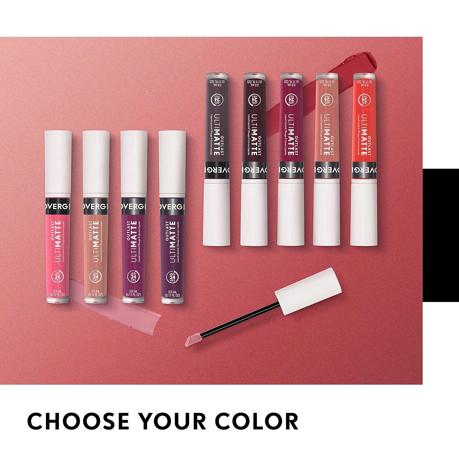 imageCOVERGIRL Outlast Ultimatte One Step Liquid Lip Color Very Sancerre Very Sancerre 011 Fl OunceNo WineIng