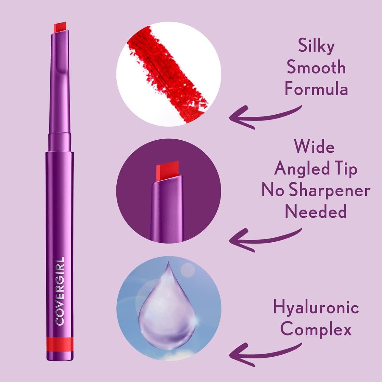imageCOVERGIRL Simply Ageless Lip Flip Liner Brilliant Coral Pack of 1Special Espresso