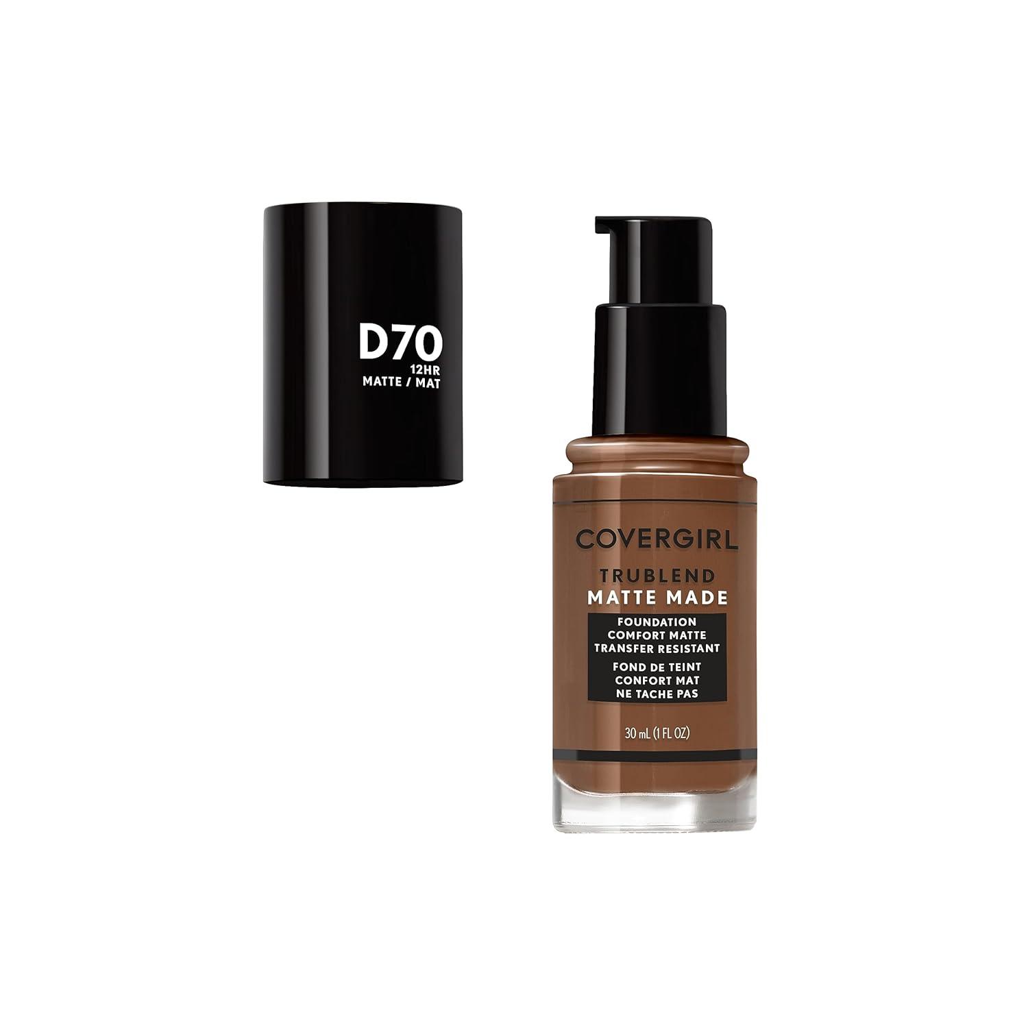 imageCOVERGIRL TruBlend Matte Made Liquid Foundation Cappuccino 1 Fl Oz Pack of 1CAPPUCCINO