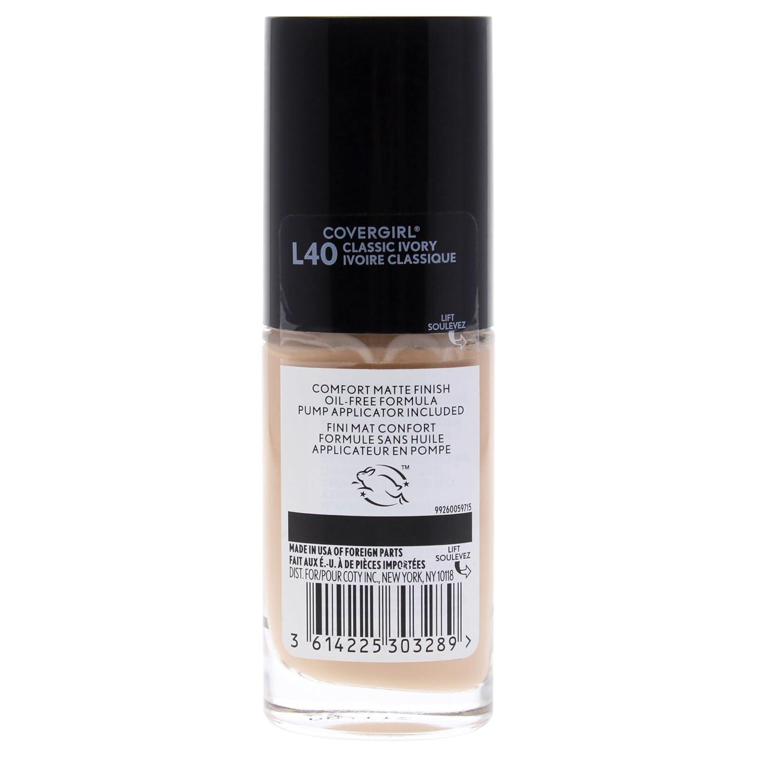 imageCOVERGIRL TruBlend Matte Made Liquid Foundation Cappuccino 1 Fl Oz Pack of 1CLASSIC IVORY