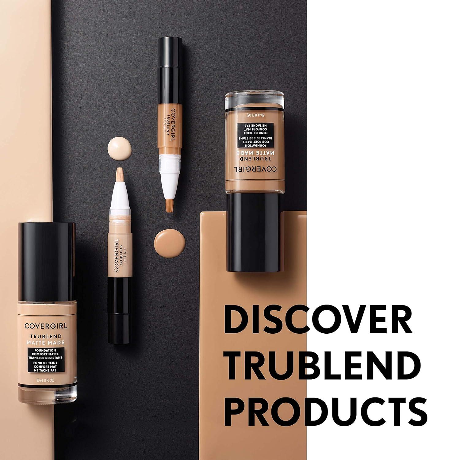 imageCOVERGIRL TruBlend Matte Made Liquid Foundation Cappuccino 1 Fl Oz Pack of 1PORCELAIN