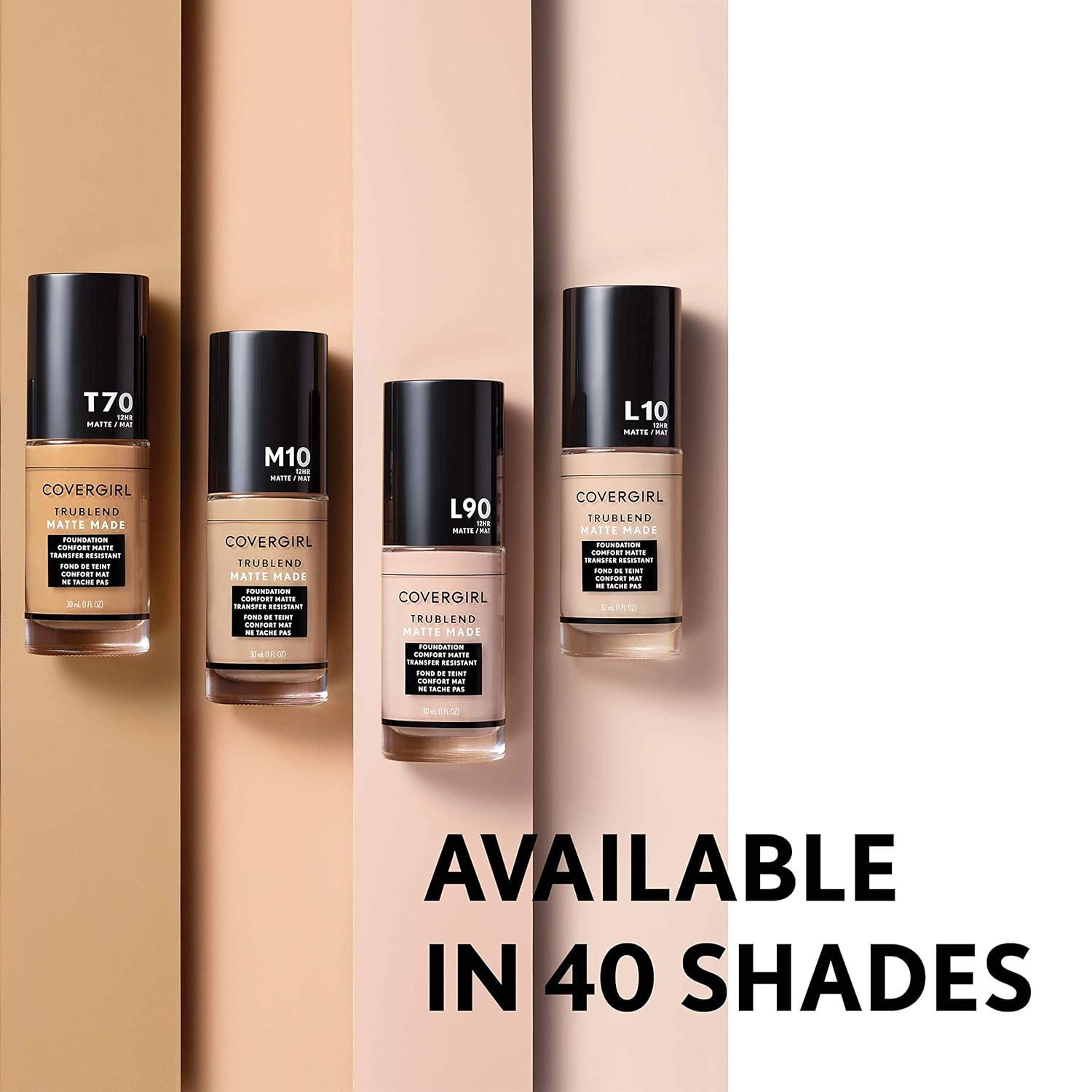 imageCOVERGIRL TruBlend Matte Made Liquid Foundation Cappuccino 1 Fl Oz Pack of 1PORCELAIN