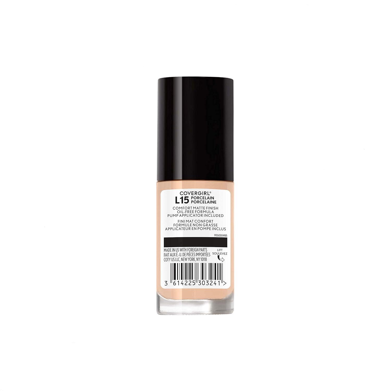 imageCOVERGIRL TruBlend Matte Made Liquid Foundation Cappuccino 1 Fl Oz Pack of 1PORCELAIN