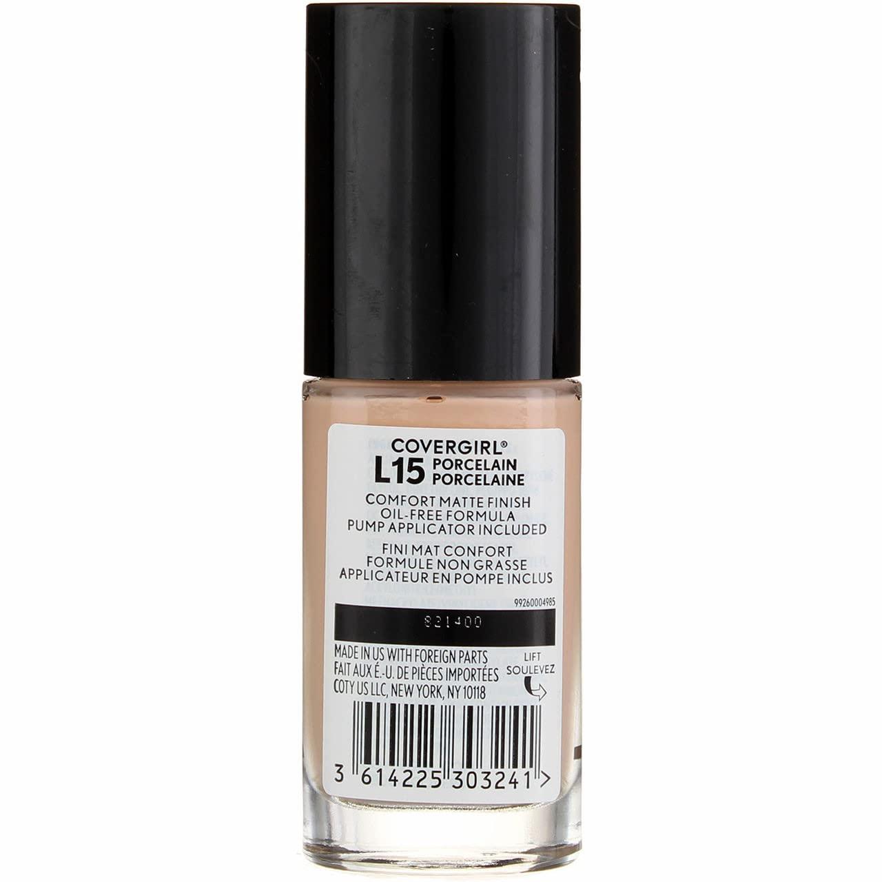 imageCOVERGIRL TruBlend Matte Made Liquid Foundation Cappuccino 1 Fl Oz Pack of 1PORCELAIN