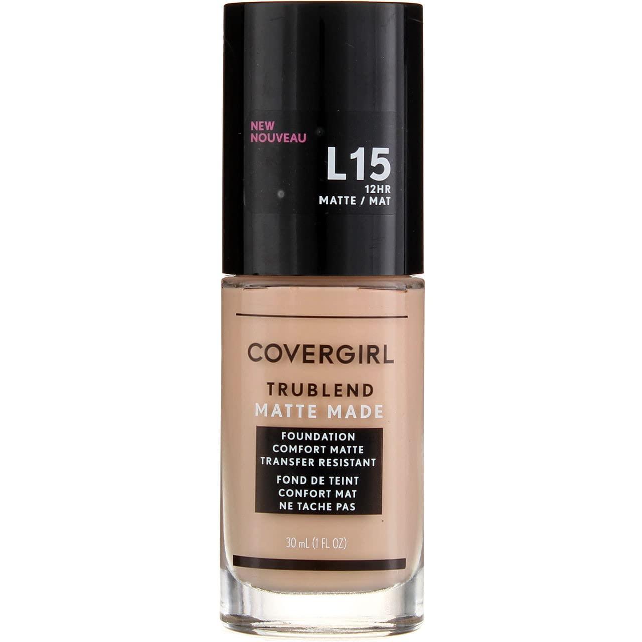 imageCOVERGIRL TruBlend Matte Made Liquid Foundation Cappuccino 1 Fl Oz Pack of 1PORCELAIN