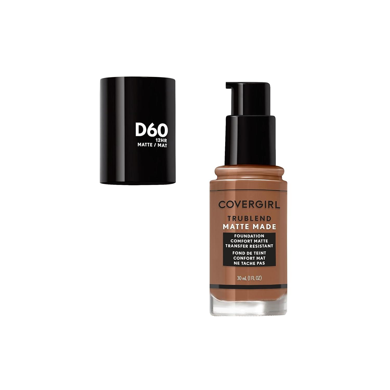 imageCOVERGIRL TruBlend Matte Made Liquid Foundation Cappuccino 1 Fl Oz Pack of 1TOASTED ALMOND