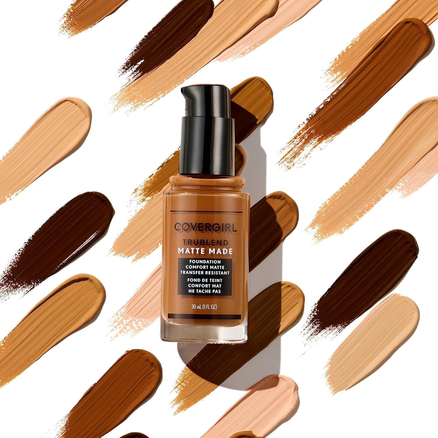 imageCOVERGIRL TruBlend Matte Made Liquid Foundation Cappuccino 1 Fl Oz Pack of 1TRUE CARAMEL