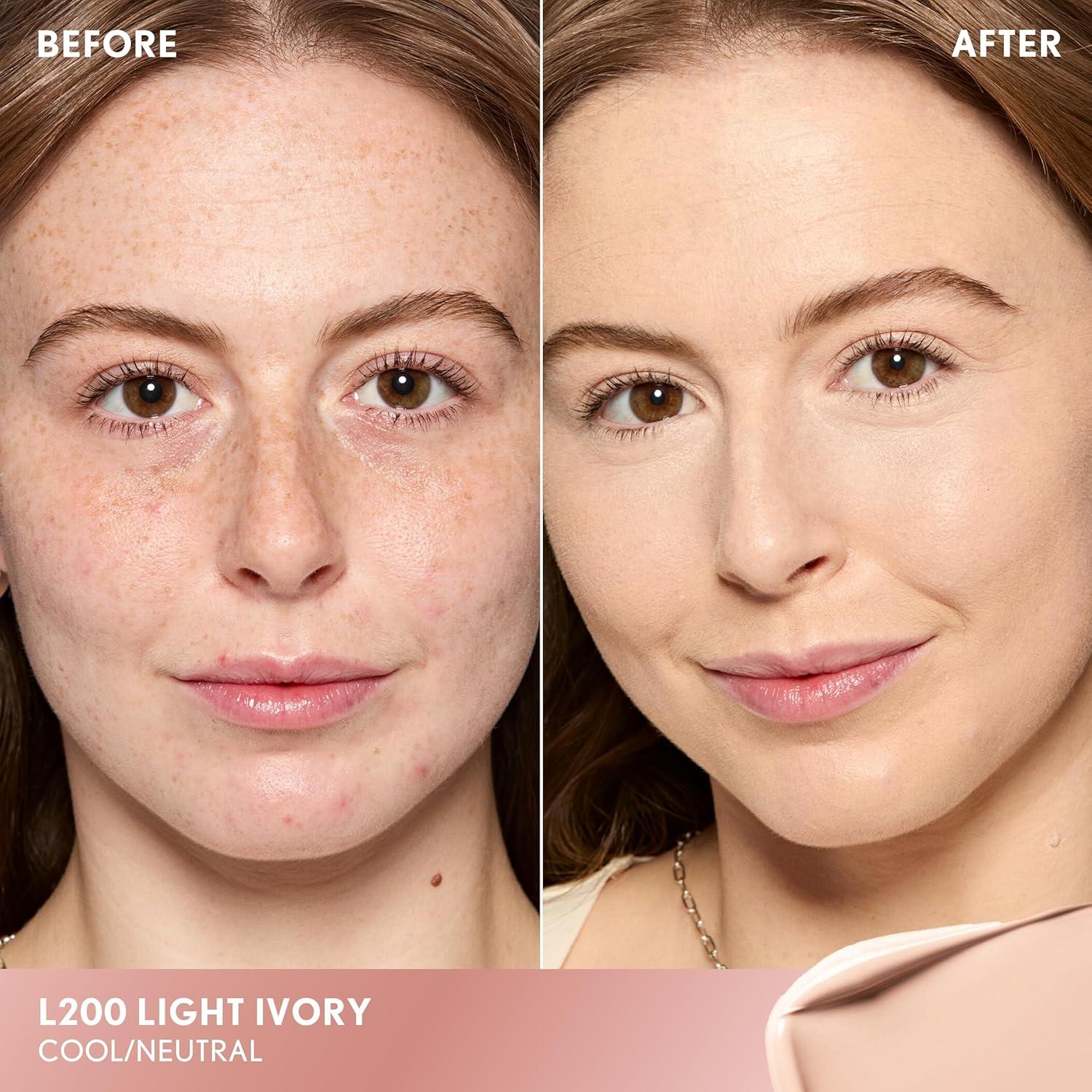 imageCOVERGIRL TruBlend Undercover Concealer Buildable Full Coverage 24Hour Wear Matte Finish L900 Classic Beige Packaging May VaryL200 Light Ivory