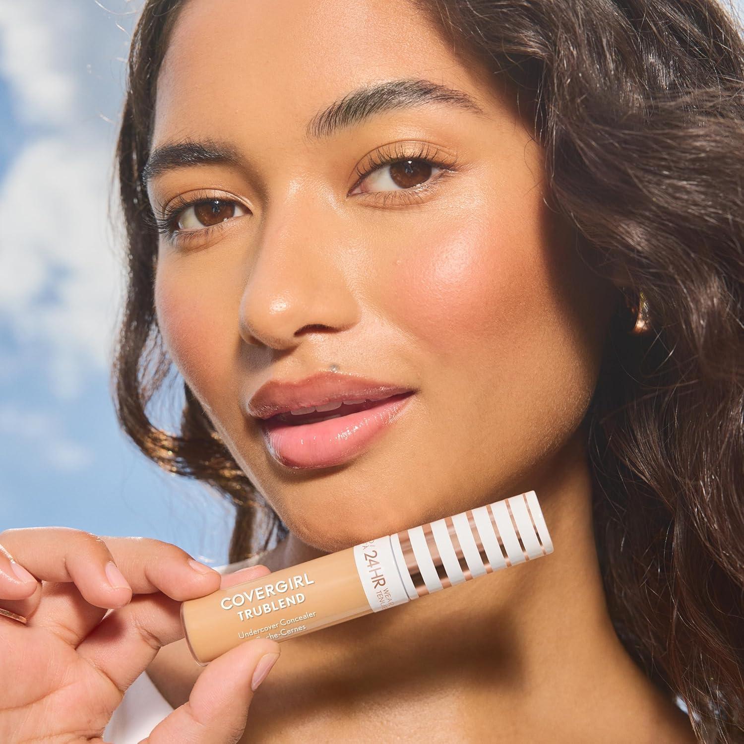 imageCOVERGIRL TruBlend Undercover Concealer Buildable Full Coverage 24Hour Wear Matte Finish L900 Classic Beige Packaging May VaryL200 Light Ivory