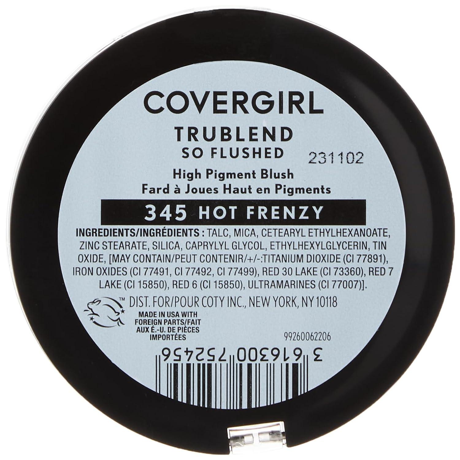 imageCOVERGIRL Trublend So Flushed High Pigment Blush Love Me 033 Oz345 Hot Frenzy