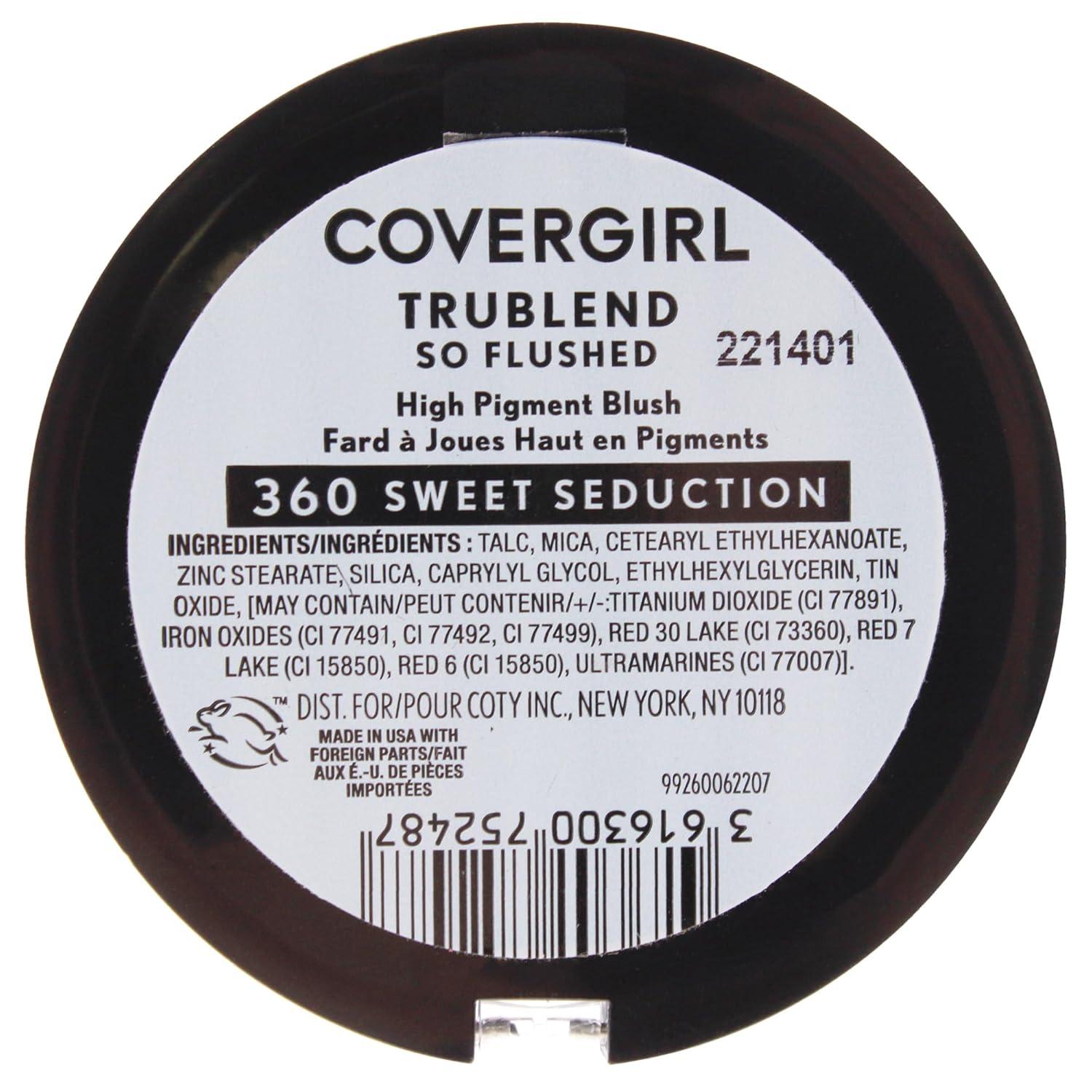 imageCOVERGIRL Trublend So Flushed High Pigment Blush Love Me 033 Oz360 Sweet Seduction