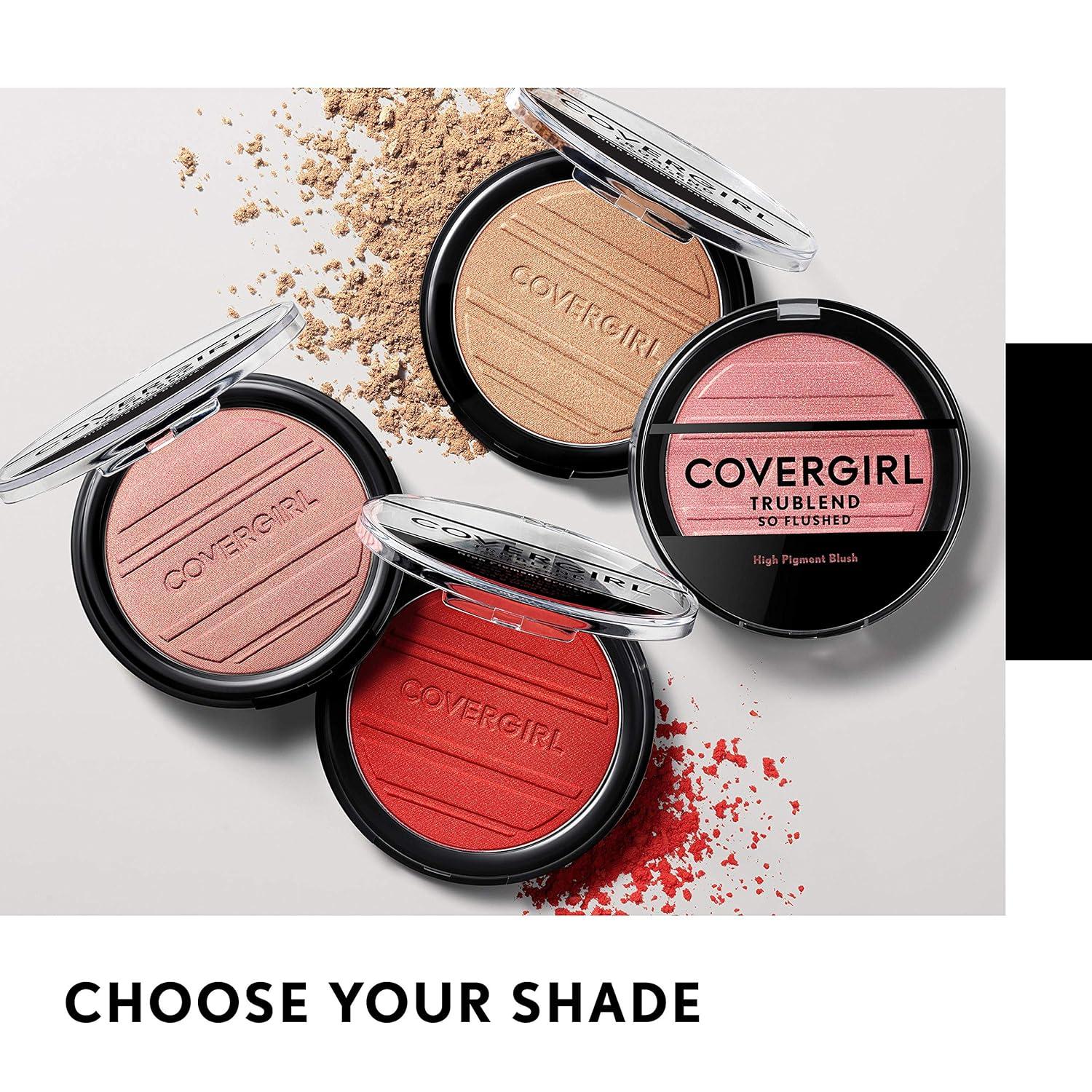 imageCOVERGIRL Trublend So Flushed High Pigment Blush Love Me 033 Oz390 Sunset Glitz