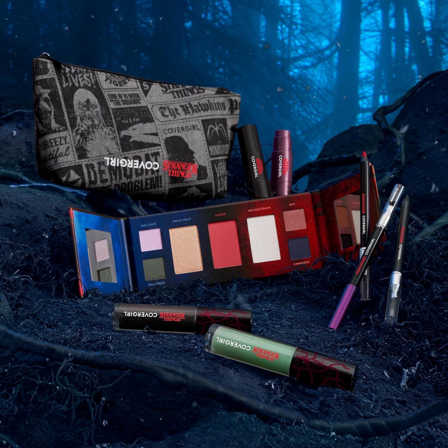 imageCOVERGIRL x STRANGER THINGS UpsEYE Down Kohl Eyeliner 140 Fireball Him150 Will the Wise Purple