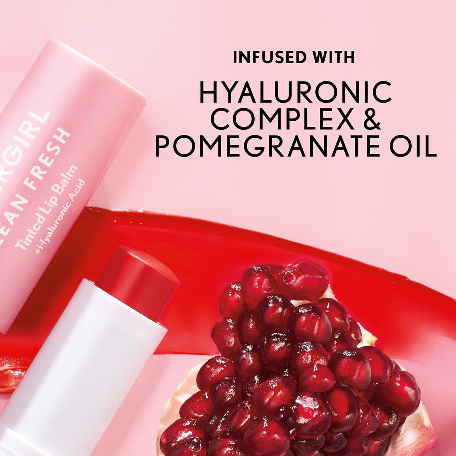 imageCoverGirl Clean Fresh Tinted Lip Balm Vegan Formula Hydrating Natural Finish CherryIsh You 1 Count100 Clear as Crystal